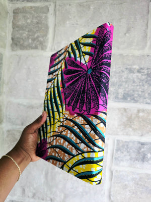 Large African Fabric Sketch Notebook