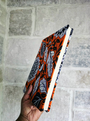Large African Fabric Sketch Notebook