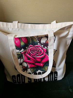 God's Got Me Large Tote