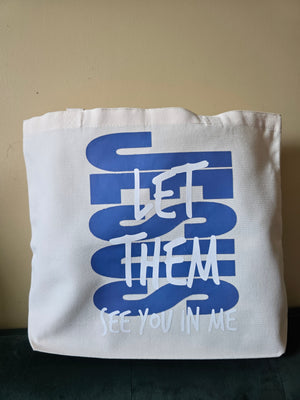 Jesus Let Them See You In Me Large Tote