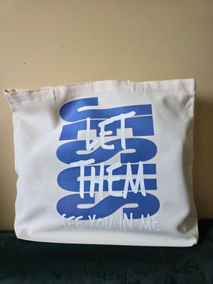 Jesus Let Them See You In Me Large Tote