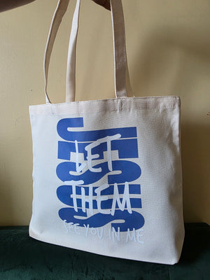Jesus Let Them See You In Me Large Tote