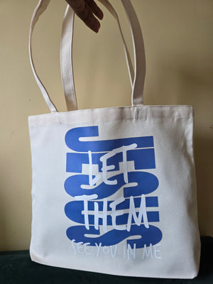 Jesus Let Them See You In Me Large Tote