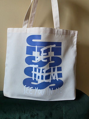 Jesus Let Them See You In Me Large Tote