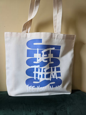 Jesus Let Them See You In Me Large Tote
