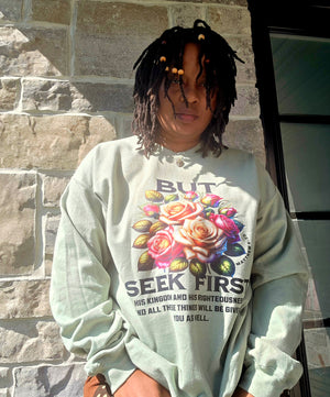 But Seek First His Kingdom Sweater
