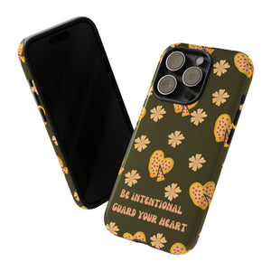 Be Intentional: Guard Your Heart Tough Phone Case – For iPhone, Samsung, & Google Pixel