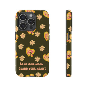Be Intentional: Guard Your Heart Tough Phone Case – For iPhone, Samsung, & Google Pixel