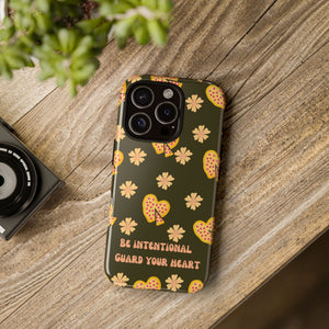 Be Intentional: Guard Your Heart Tough Phone Case – For iPhone, Samsung, & Google Pixel