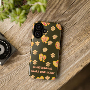 Be Intentional: Guard Your Heart Tough Phone Case – For iPhone, Samsung, & Google Pixel