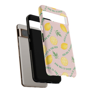 "Jesus Is The Key" Lemon Tough Phone Case – For Samsung, iPhone, & Pixel