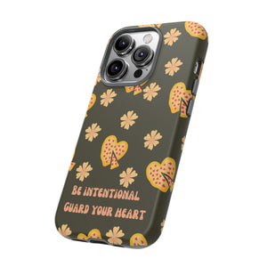 Be Intentional: Guard Your Heart Tough Phone Case – For iPhone, Samsung, & Google Pixel