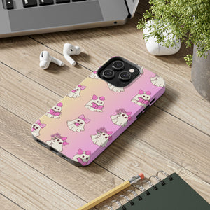 Spooky Cute Ghost Tough Phone Case – For Samsung & iPhone