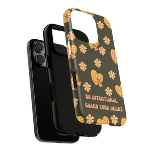 Be Intentional: Guard Your Heart Tough Phone Case – For iPhone, Samsung, & Google Pixel