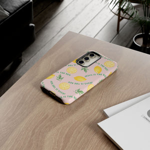"Jesus Is The Key" Lemon Tough Phone Case – For Samsung, iPhone, & Pixel