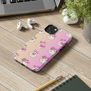 Spooky Cute Ghost Tough Phone Case – For Samsung & iPhone