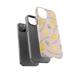 "Jesus Is The Key" Lemon Tough Phone Case – For Samsung, iPhone, & Pixel