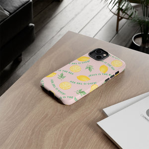 "Jesus Is The Key" Lemon Tough Phone Case – For Samsung, iPhone, & Pixel