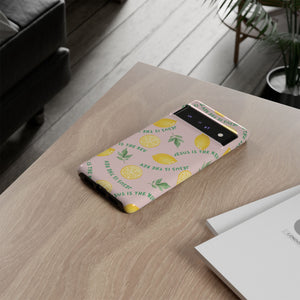 "Jesus Is The Key" Lemon Tough Phone Case – For Samsung, iPhone, & Pixel