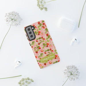 "I Belong to Jesus" Strawberry Tough Phone Case – For Samsung, Iphone and Google Pixel