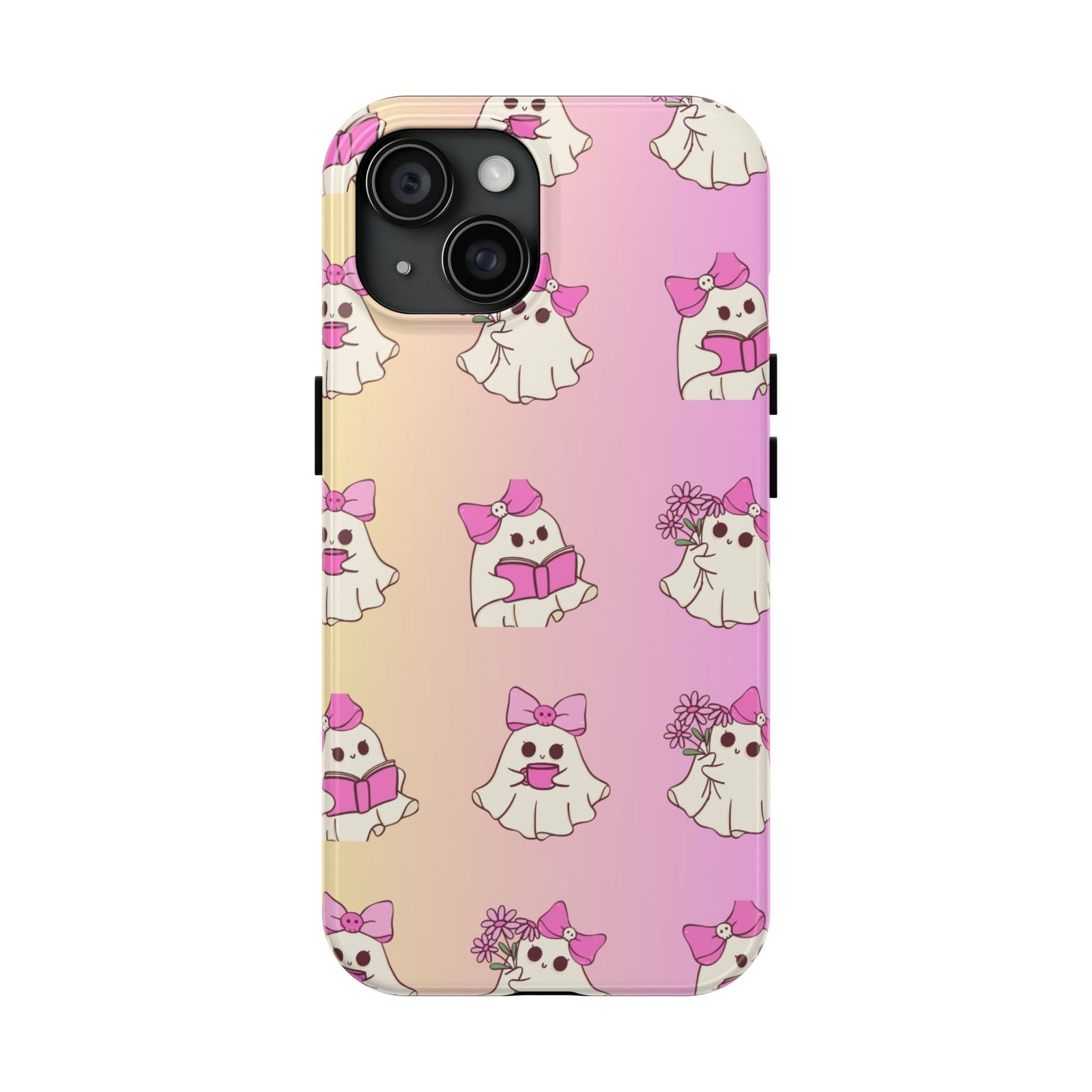 Spooky Cute Ghost Tough Phone Case – For Samsung & iPhone