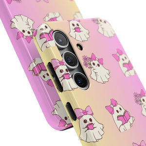 Spooky Cute Ghost Tough Phone Case – For Samsung & iPhone