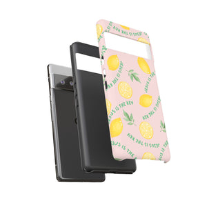 "Jesus Is The Key" Lemon Tough Phone Case – For Samsung, iPhone, & Pixel