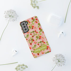 "I Belong to Jesus" Strawberry Tough Phone Case – For Samsung, Iphone and Google Pixel