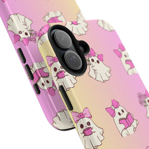Spooky Cute Ghost Tough Phone Case – For Samsung & iPhone