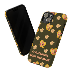 Be Intentional: Guard Your Heart Tough Phone Case – For iPhone, Samsung, & Google Pixel