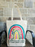 The world is still a place...Tote in Cream