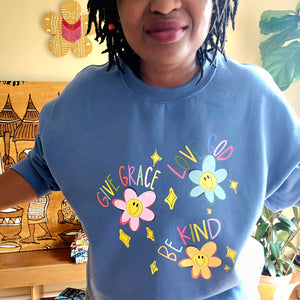 Give Grace Love God Be Kind Sweater
