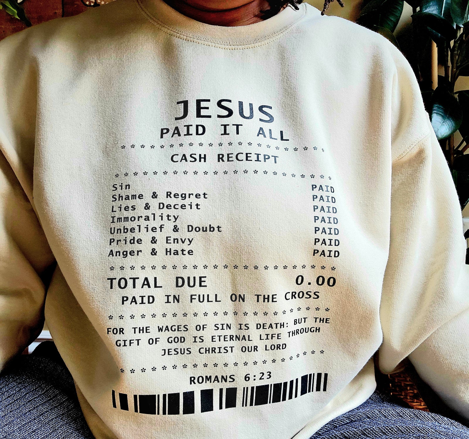 Jesus Paid it All Sweater