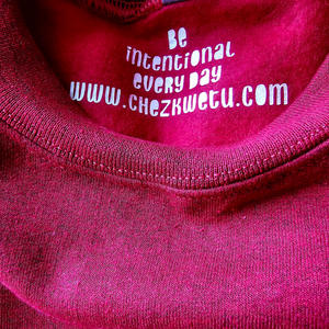 Fall is proof... - Crewneck in Antique Cherry Red