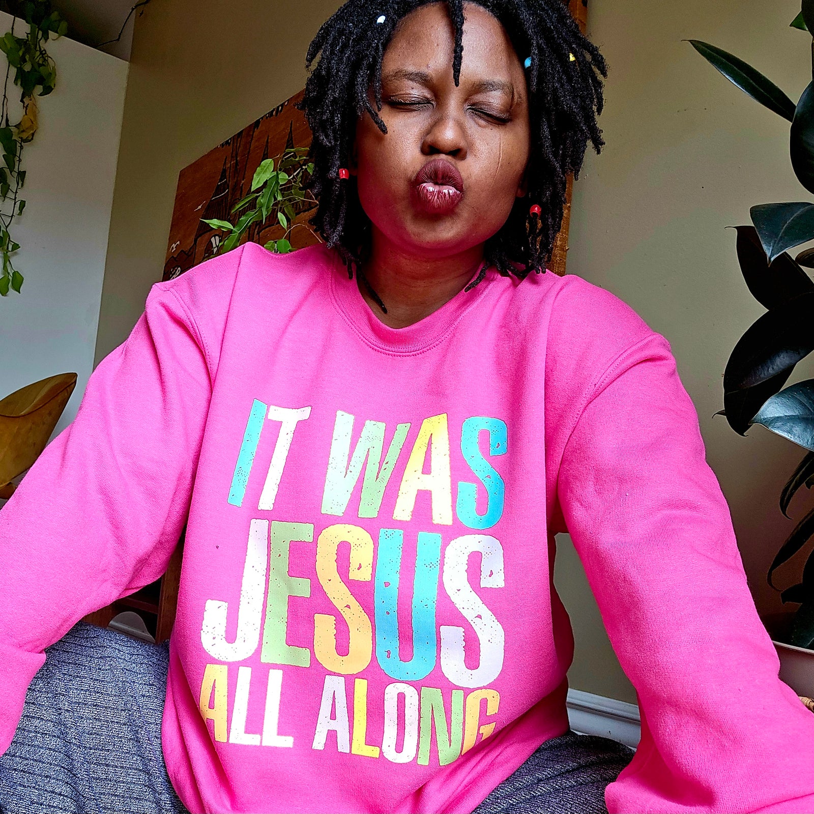 It was Jesus All Along Sweater