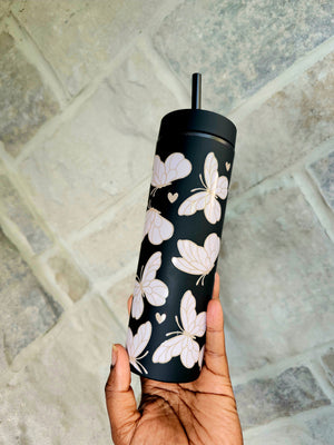 Butterflies Field Tumbler