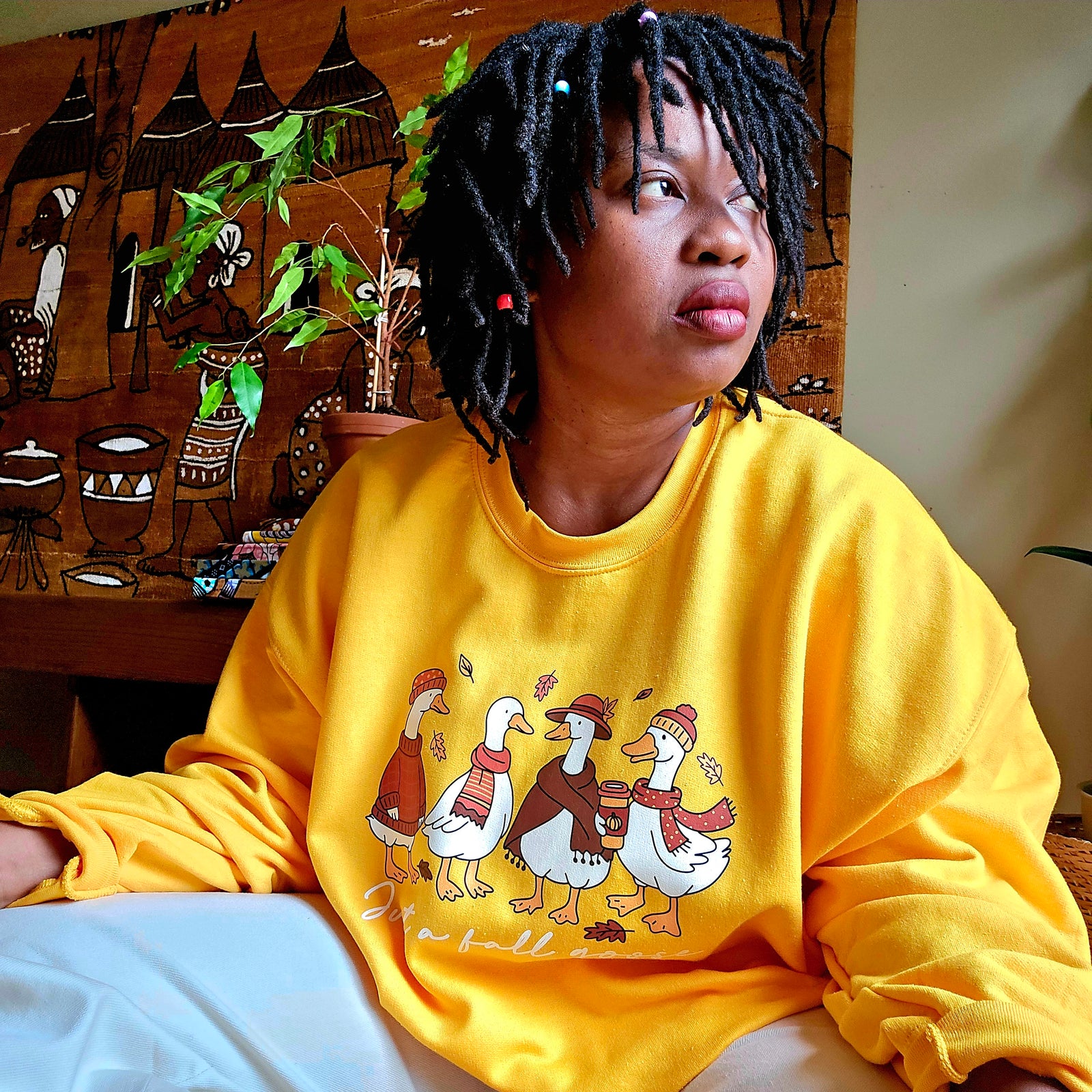 Just a fall goose Sweater