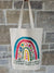 The world is still a place...Tote in Cream
