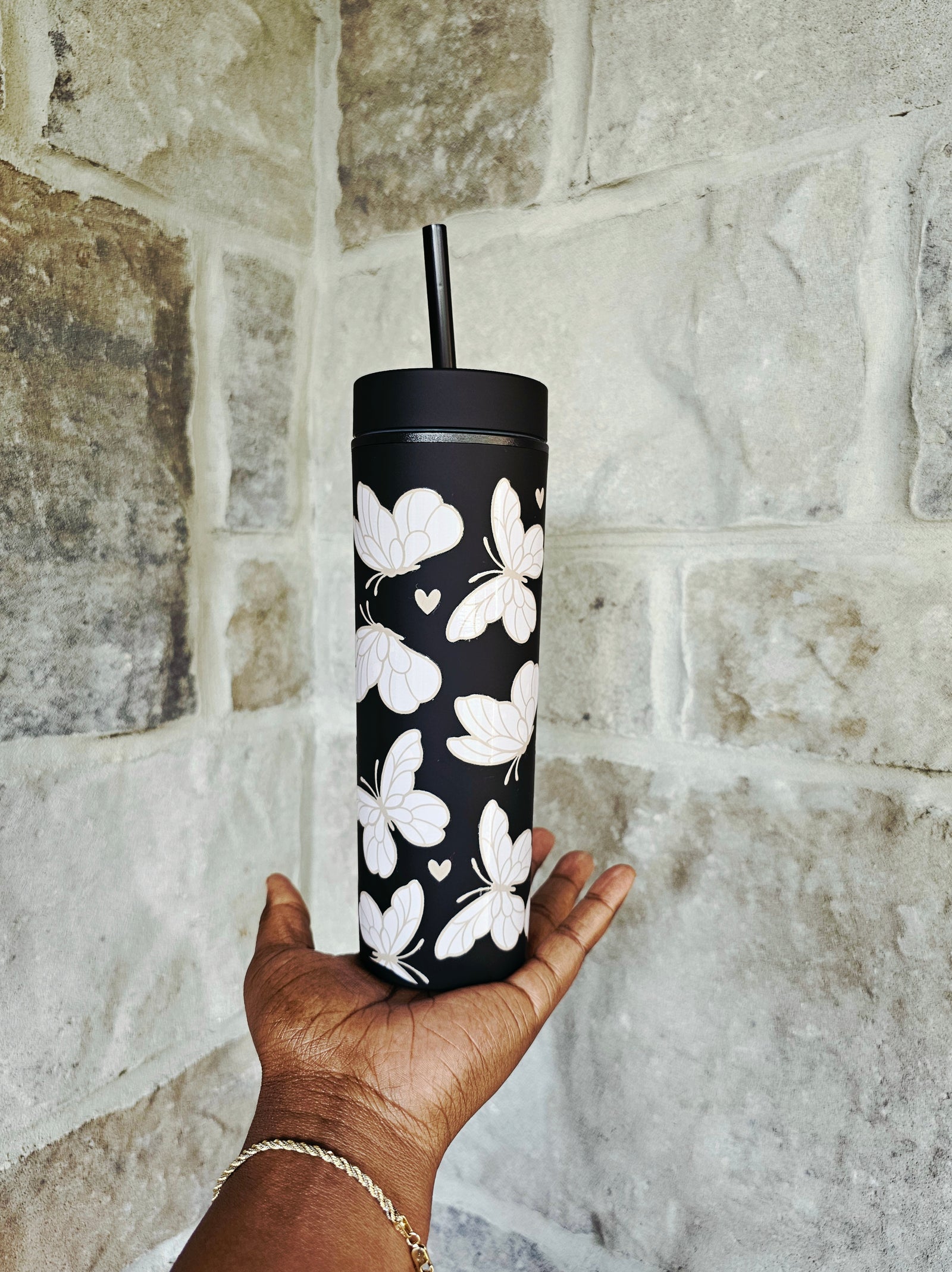 Butterflies Field Tumbler