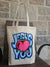 Jesus Loves You Tote in Beige