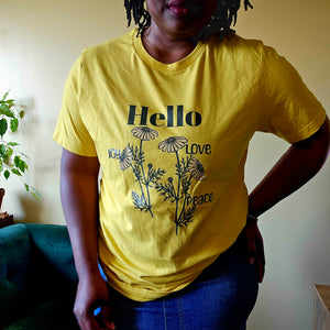 Hello Joy, Peace, Love T-shirt