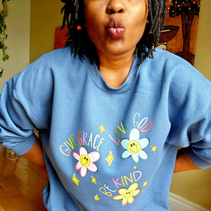 Give Grace Love God Be Kind Sweater