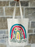 The world is still a place...Tote in Cream