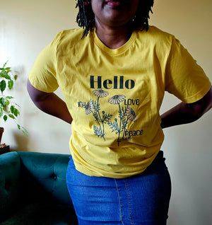 Hello Joy, Peace, Love T-shirt