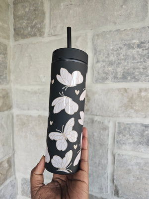 Butterflies Field Tumbler