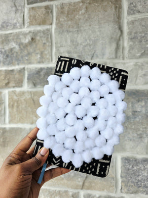 African Fabric Lined Notebook