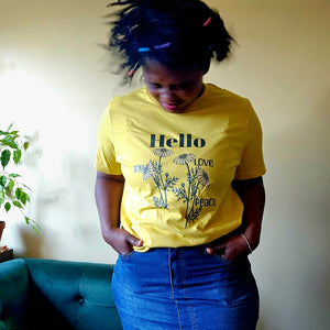 Hello Joy, Peace, Love T-shirt