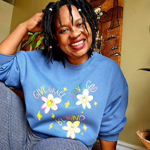 Give Grace Love God Be Kind Sweater