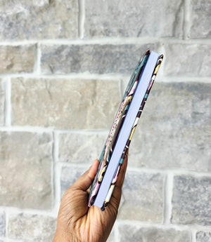 African Fabric Lined Notebook
