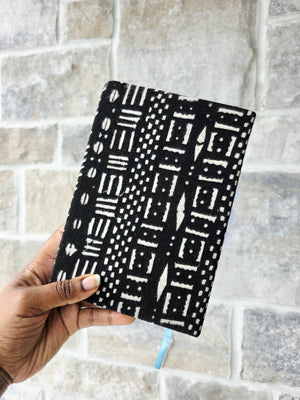 African Fabric Lined Notebook